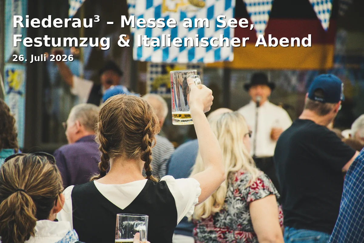 Event: Riederau³ – Messe am See, Festumzug & Italienischer Abend