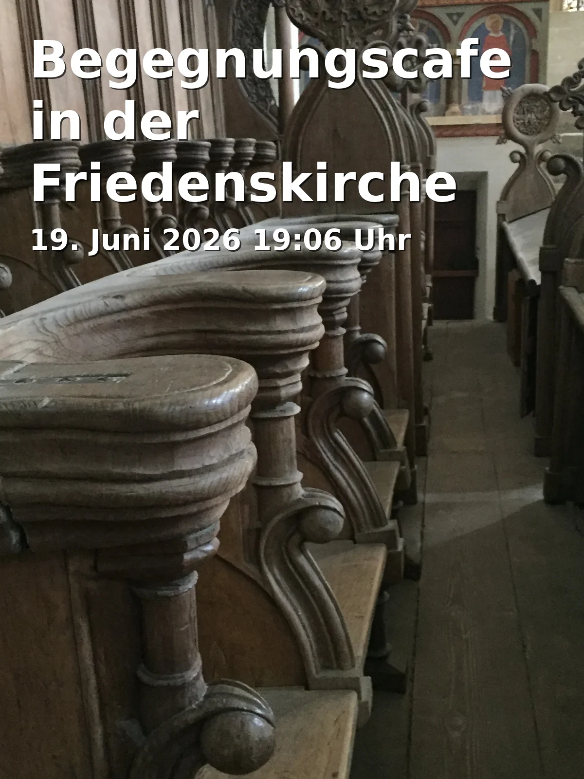 Event: Meeting Café at the Peace Church Neu-Ulm: A Warm Pause for Conversations, Coffee, and Community in Friedenskirche Neu-Ulm, John-F.-Kennedy-Str. 6, 89231 Neu-Ulm on 19. June 2026