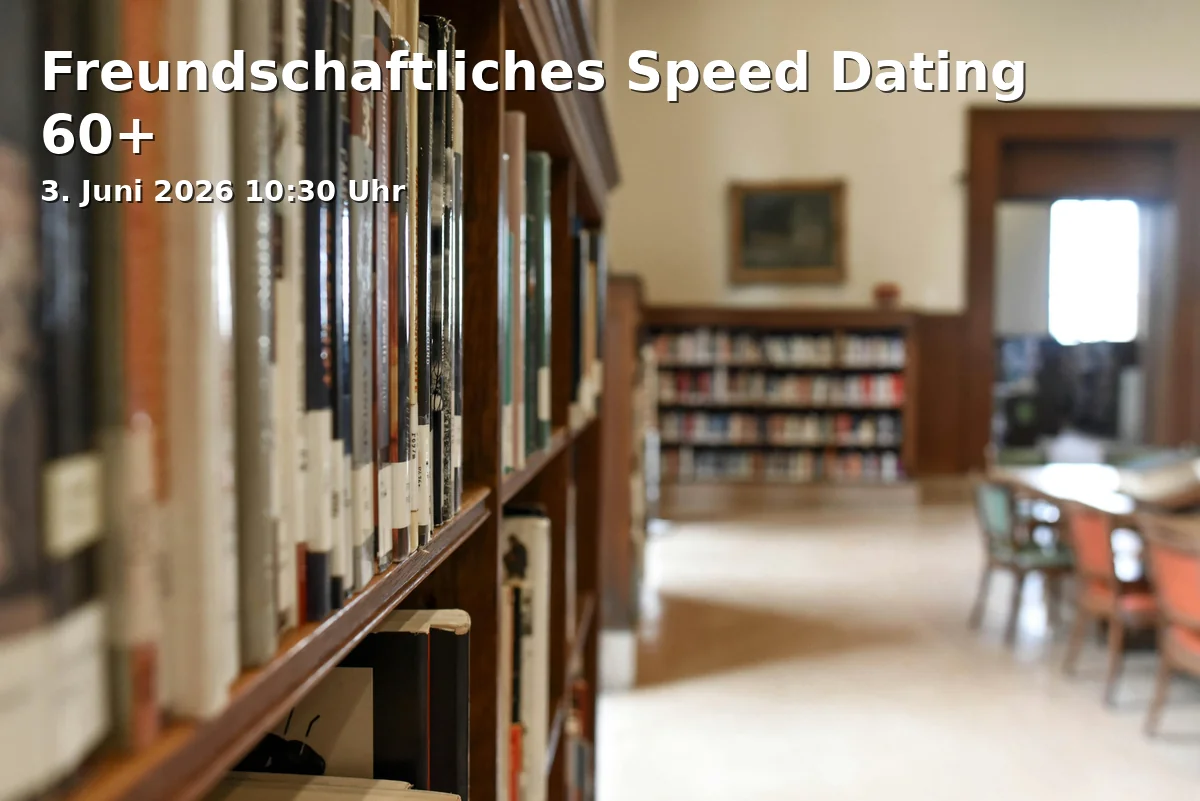 Friendly Speed Dating 60+