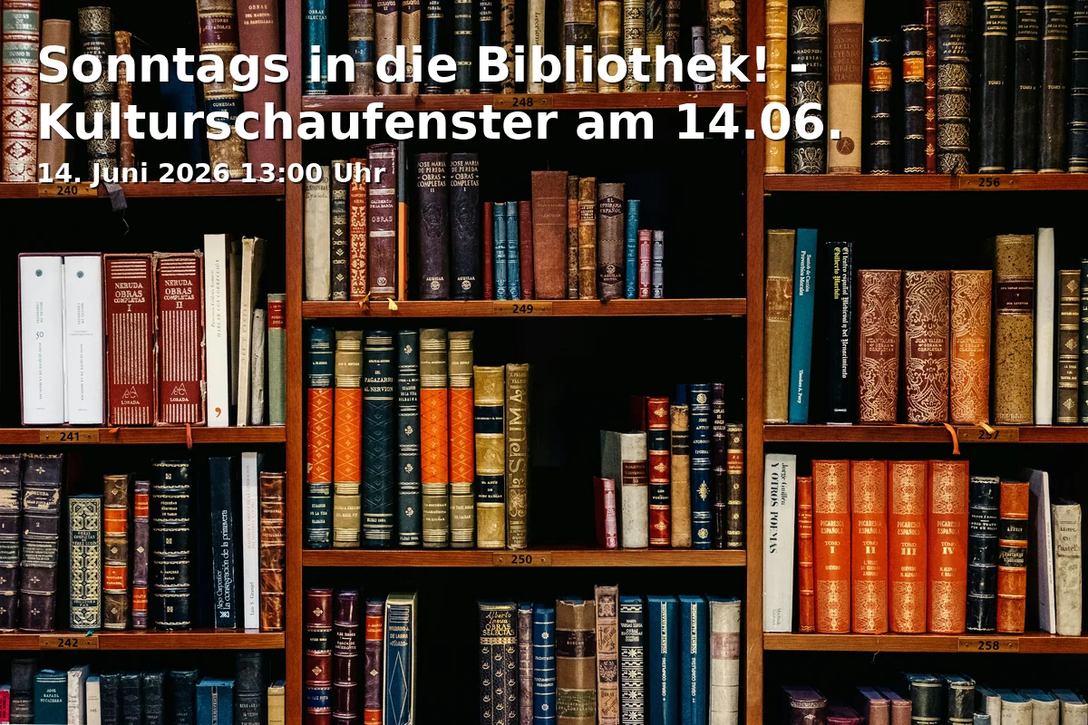 Event: Sundays at the Library! - Cultural Showcase on 14.06. in Am Kanal 47, 14467 Potsdam on 14. June 2026