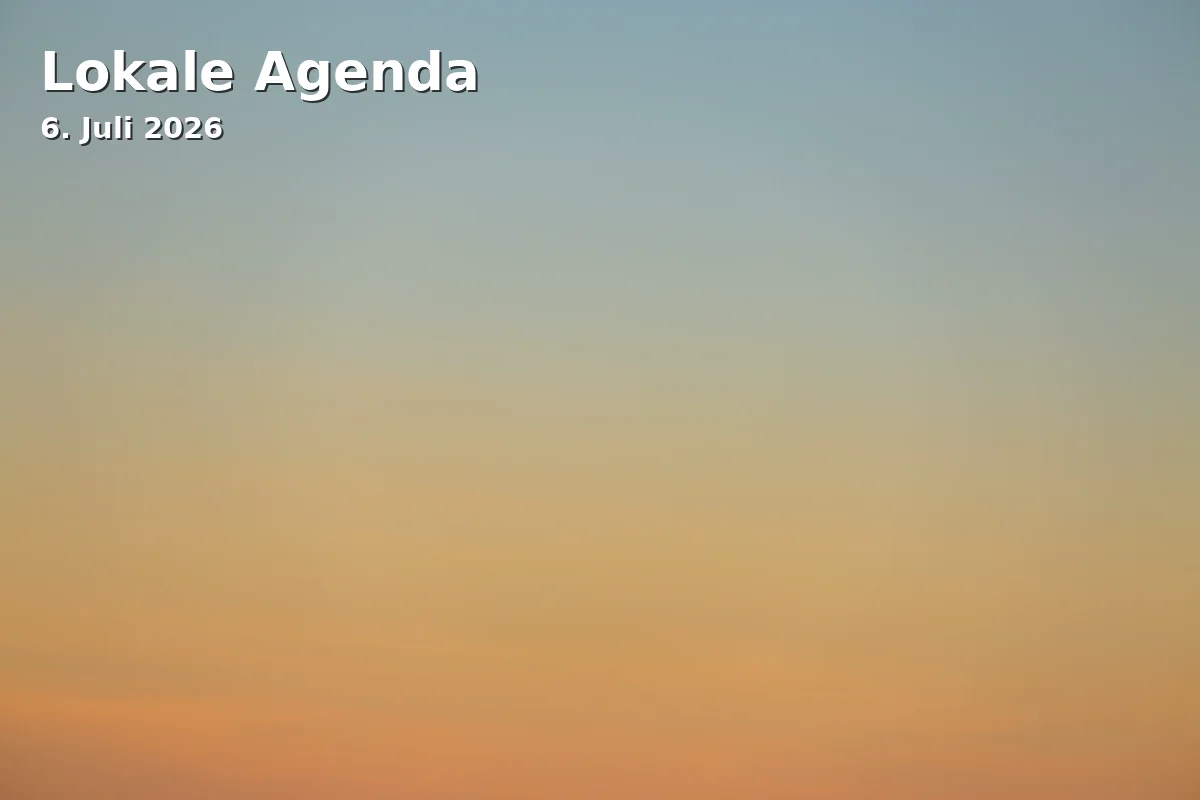 Event: Lokale Agenda in KulturBahnhof Aalen on 6. Juli 2026