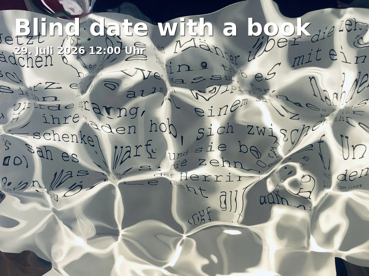 Event: Blind date with a book