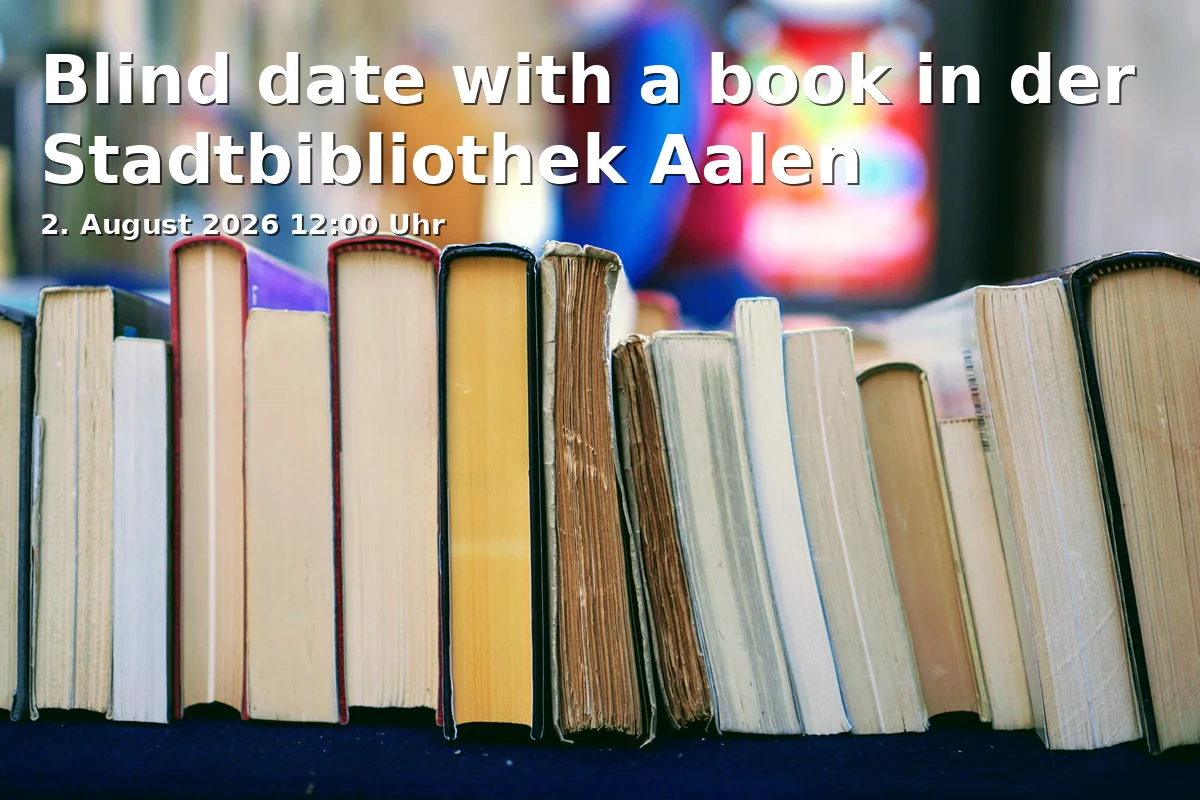 Event: Blind date with a book at the Aalen City Library