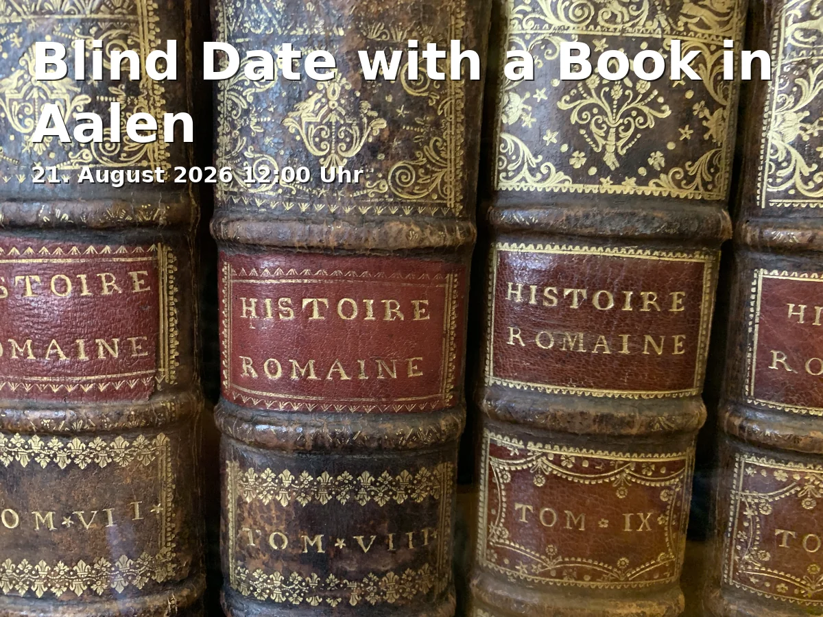 Event: Blind Date with a Book in Aalen