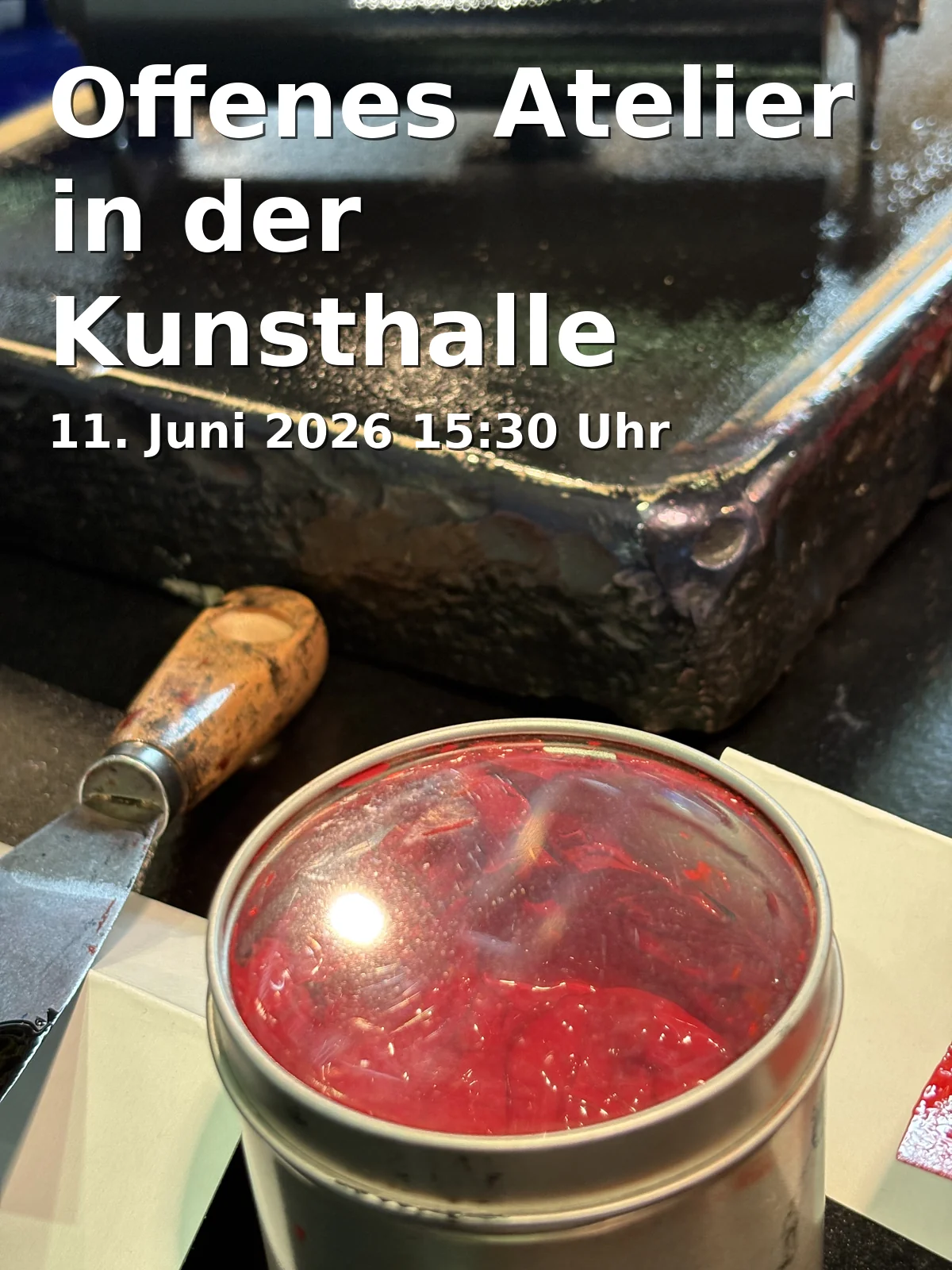 Event: Offenes Atelier in der Kunsthalle Bielefeld in Kunsthalle Bielefeld, Artur-Ladebeck-Straße 5, 33602 Bielefeld on 11. Juni 2026