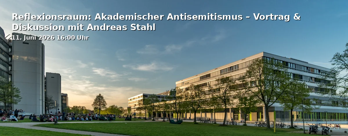 Reflexionsraum: Akademischer Antisemitismus – Vortrag & Diskussion mit Andreas Stahl