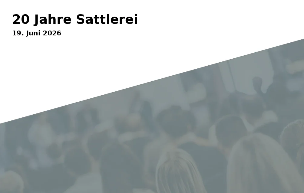 20 Jahre Sattlerei