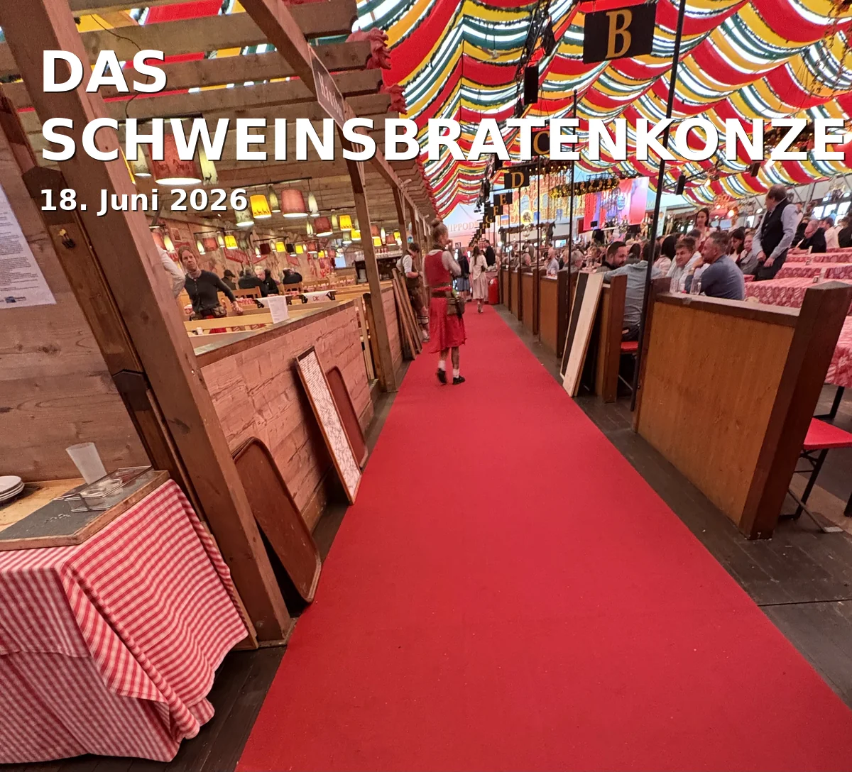 Event: DAS SCHWEINSBRATENKONZERT in Gasthof Hartl „Zum Unterwirt“, Duringstraße 5, Türkenfeld on 18. Juni 2026
