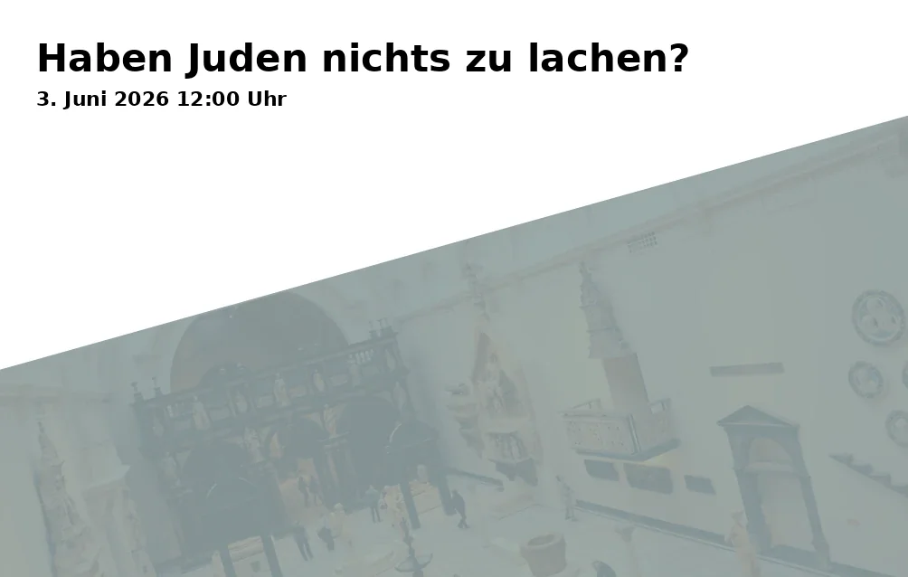 Event: Do Jews have nothing to laugh about? in Caricatura, Rainer-Dierichs-Platz 1, 34117 Kassel on 3. June 2026
