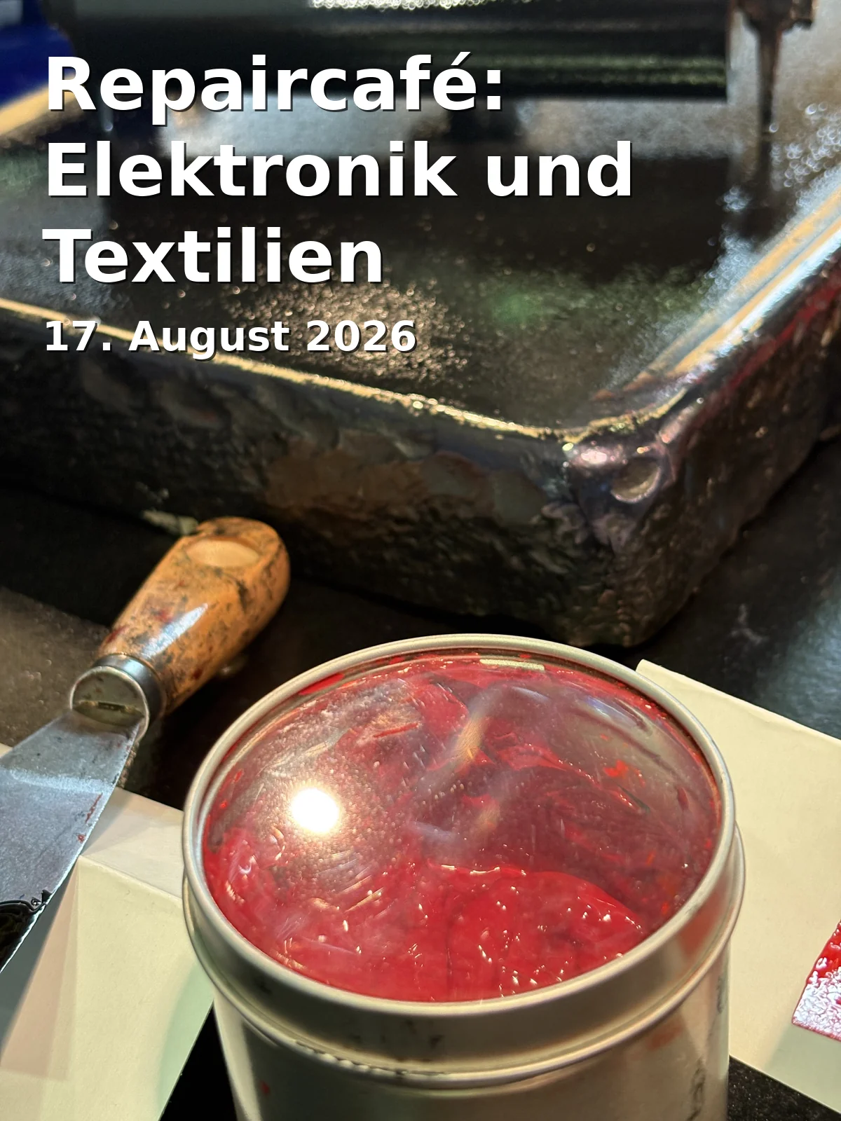 Event: Repaircafé: Elektronik und Textilien