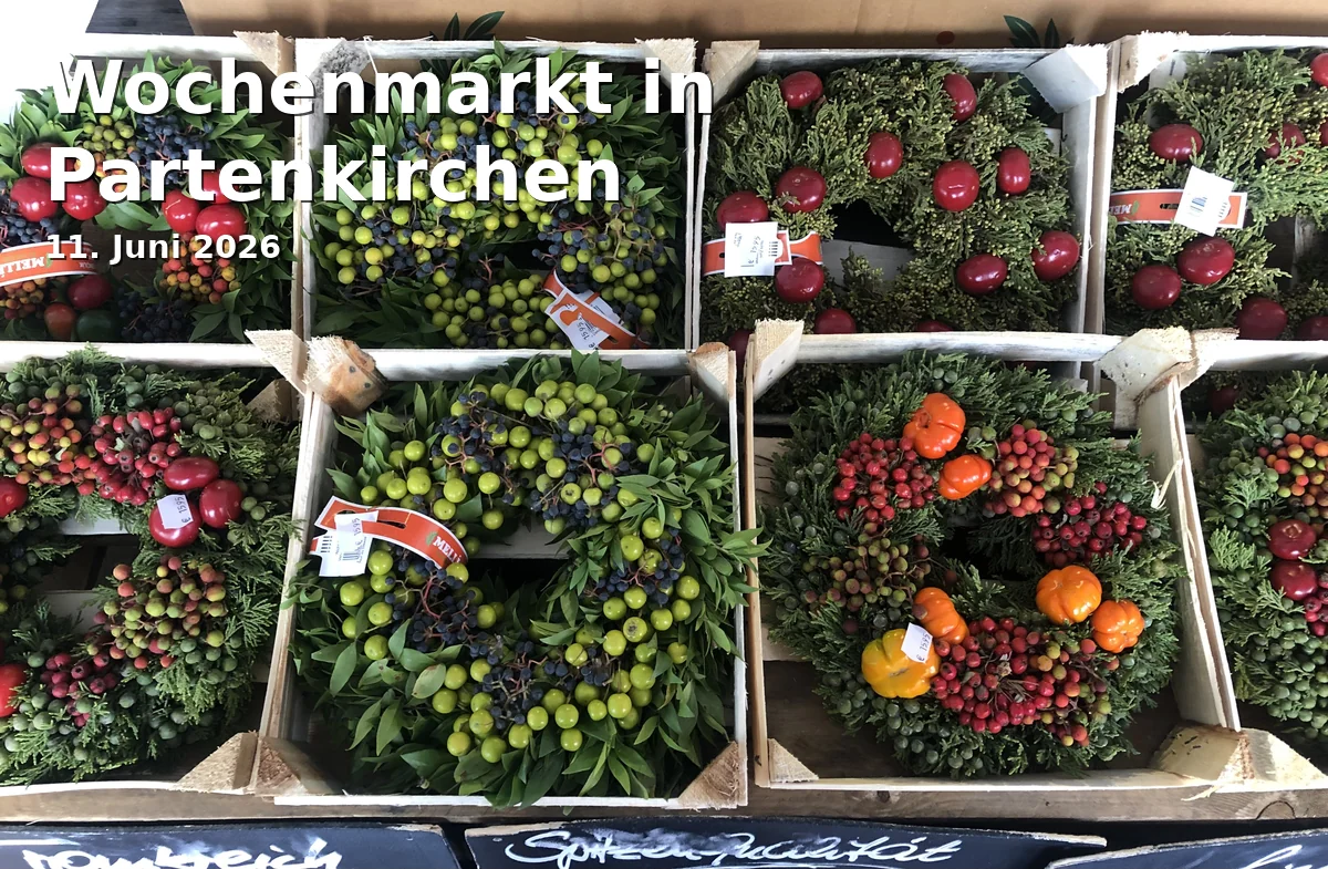 Event: Weekly Market in Partenkirchen