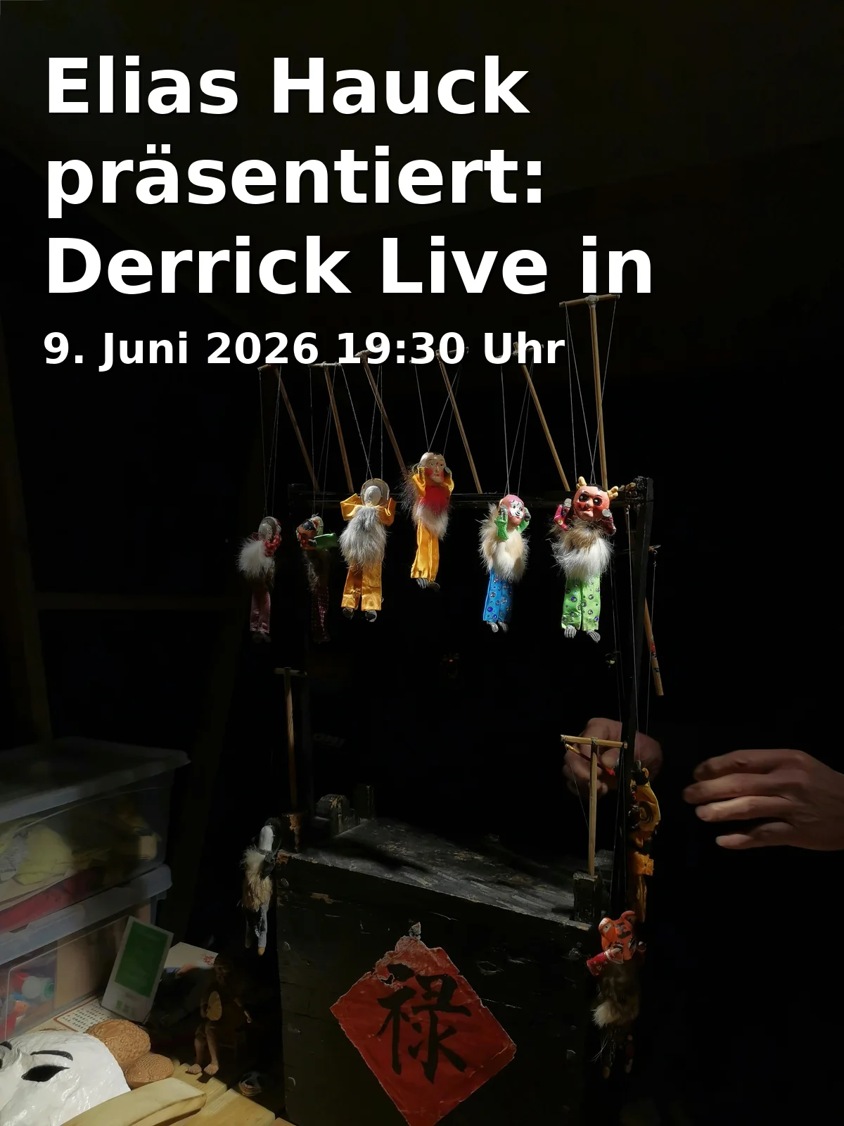 Event: Elias Hauck präsentiert: Derrick Live in München in Vereinsheim, Occamstraße 8, 80802 München on 9. Juni 2026