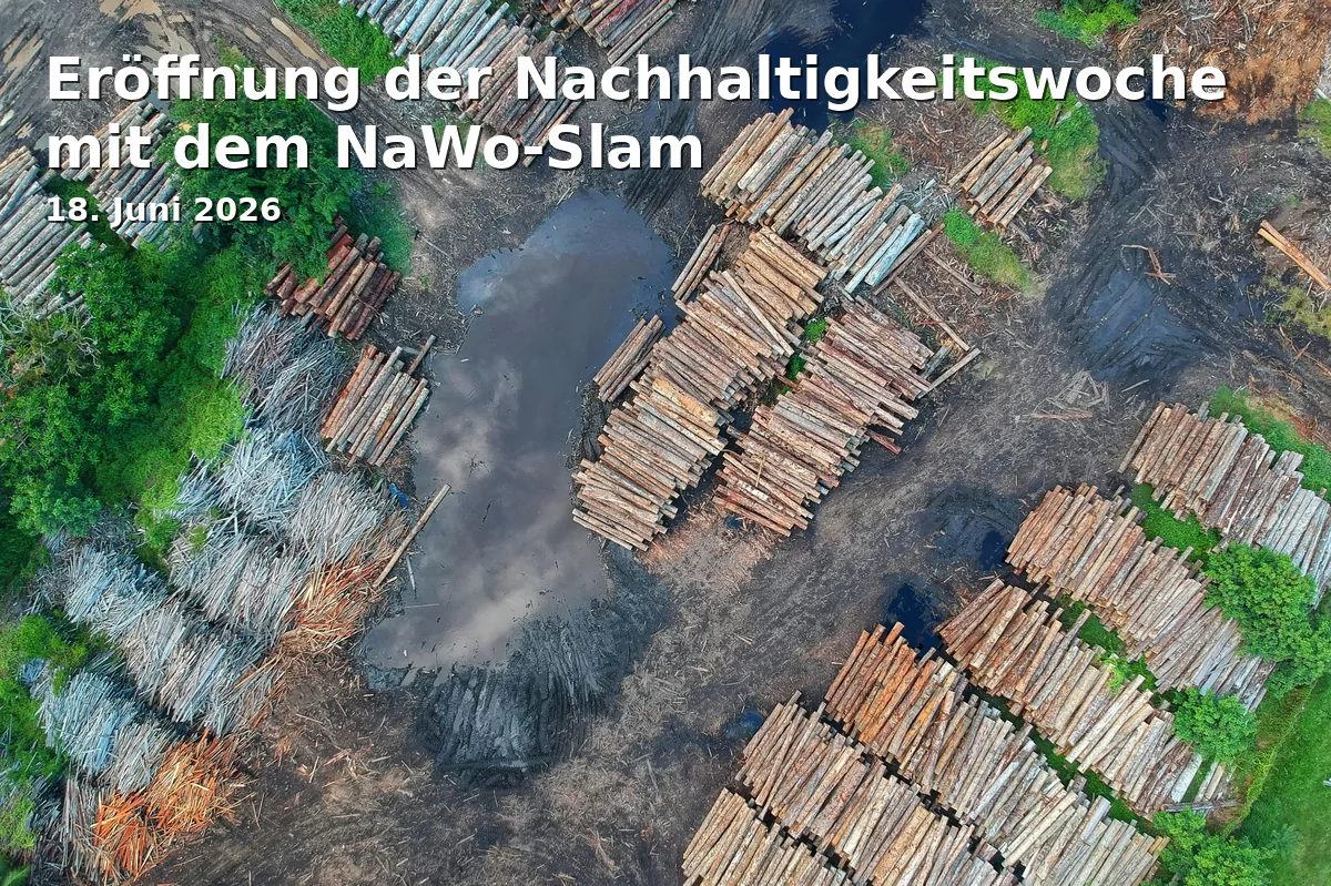 Event: Opening of Sustainability Week with the NaWo Slam in Das Degginger, Wahlenstraße 17, 93047 Regensburg on 18. June 2026