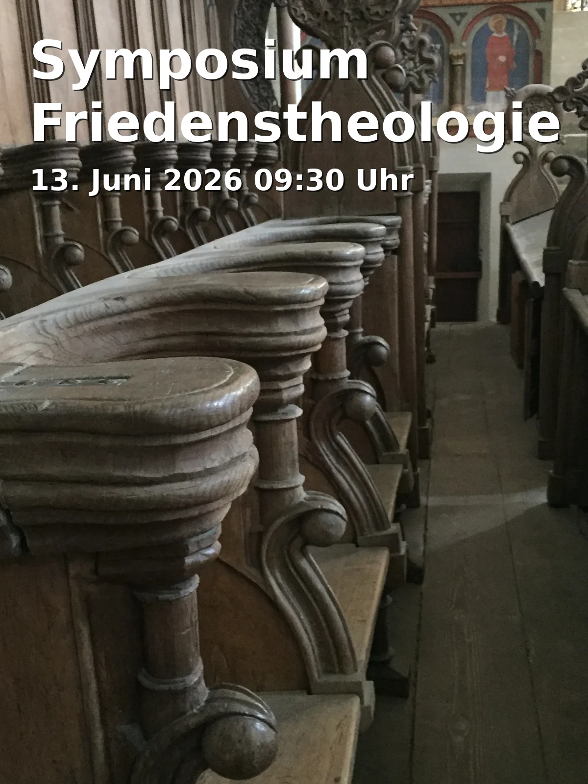 Event: Symposium Friedenstheologie in Süsterkirche (ev.-ref.), Güsenstr. 22, 33602 Bielefeld on 13. Juni 2026