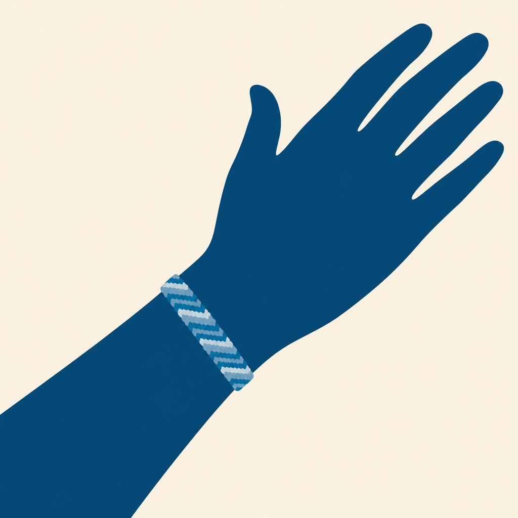 Pride-Armband knüpfen im 5Eck Bielefeld