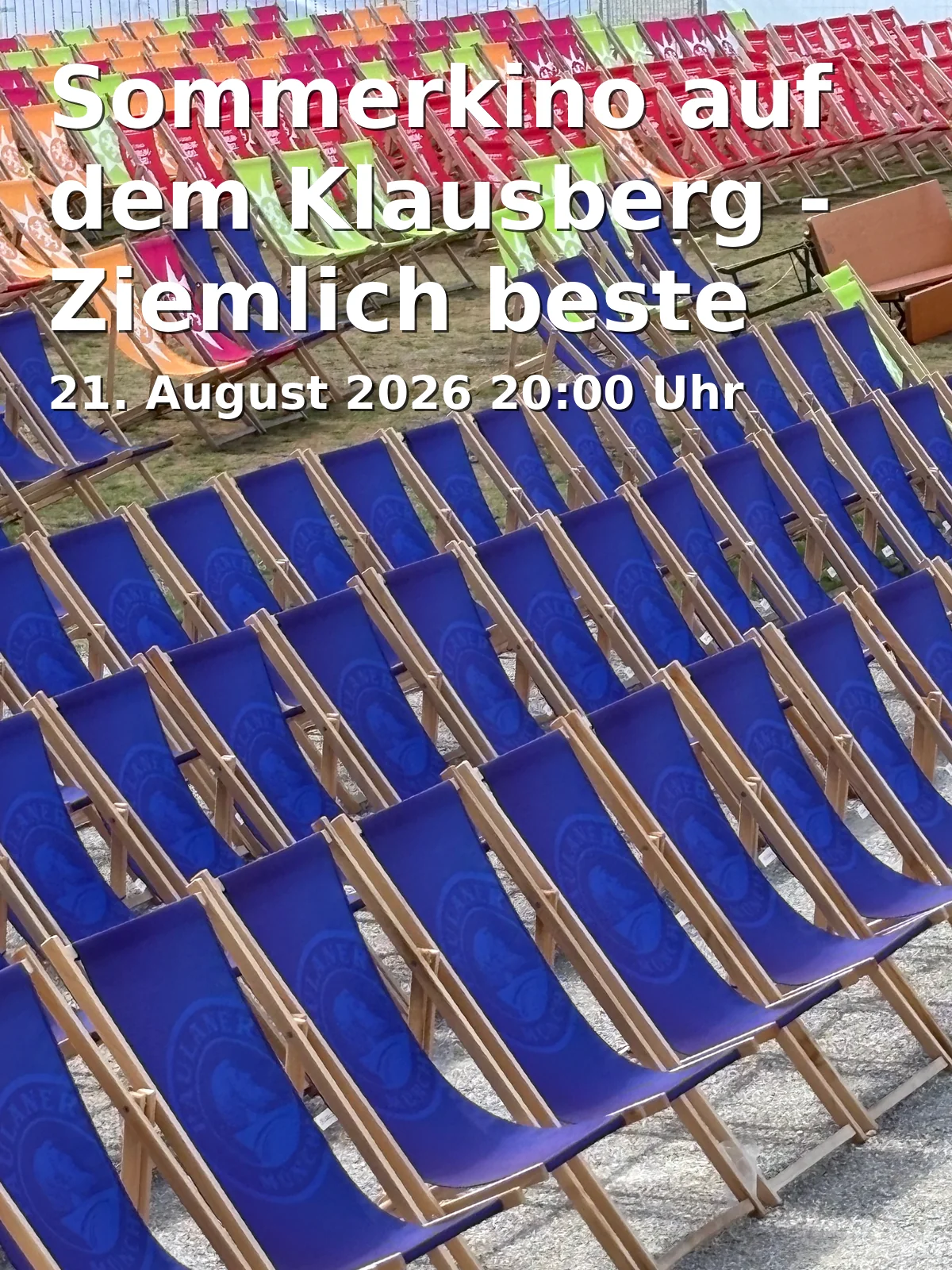 Event: Summer Cinema at Klausberg - The Intouchables in Königlicher Weinberg, Maulbeerallee 4, 14469 Potsdam on 21. August 2026