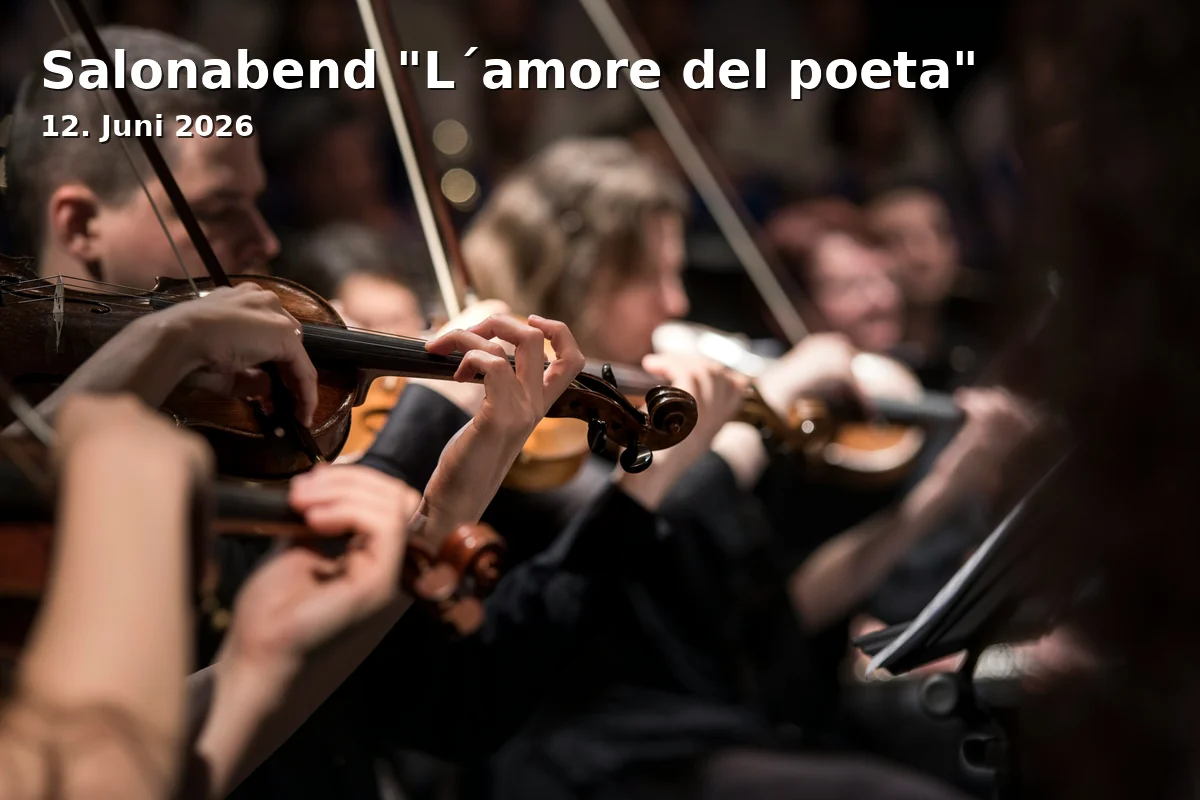 Event: Salon Evening "L´amore del poeta" in Remise im Palais Bellevue, Schöne Aussicht 1, 34117 Kassel on 12. June 2026