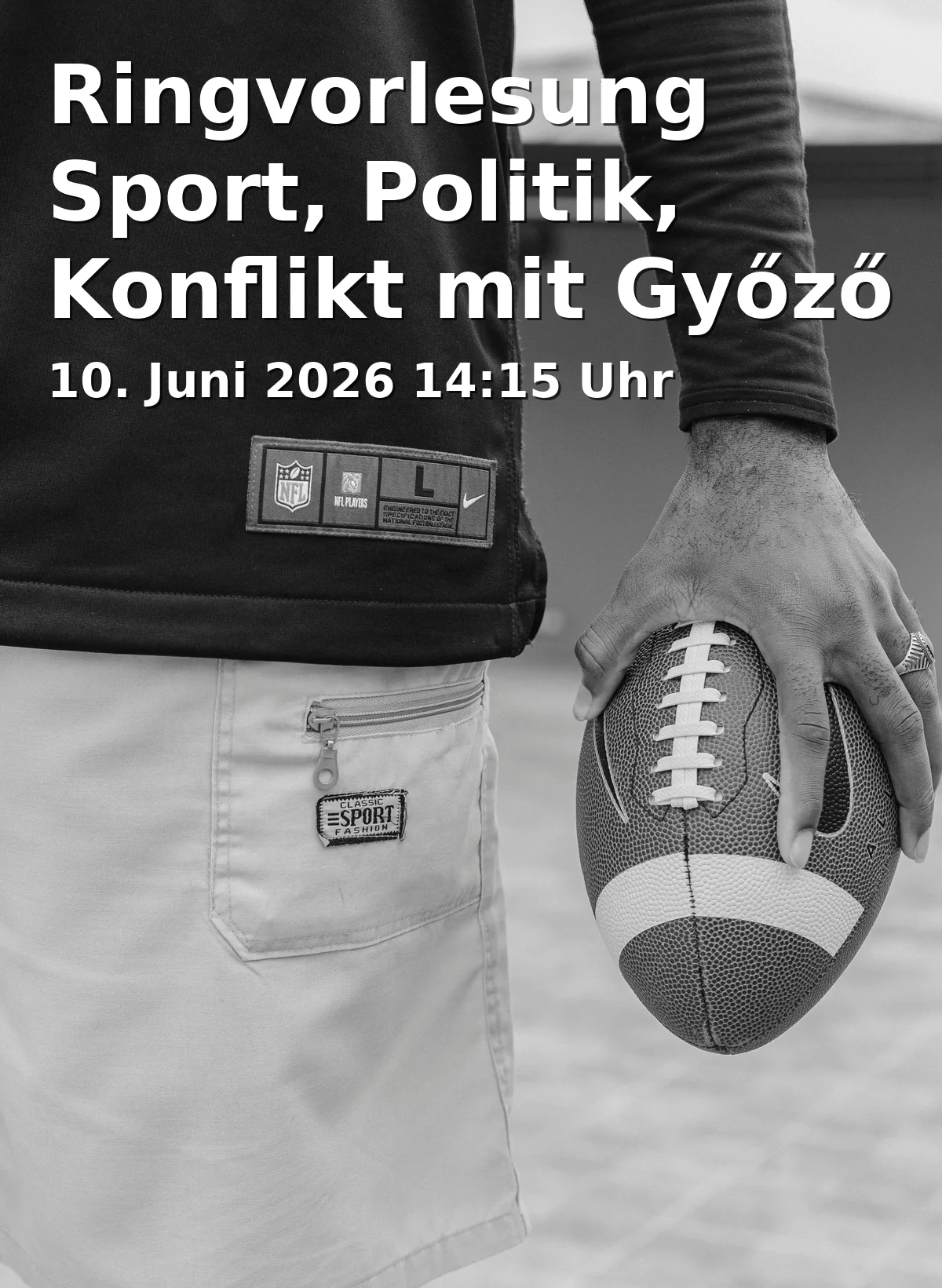 Lecture Series Sports, Politics, Conflict with Győző Molnár