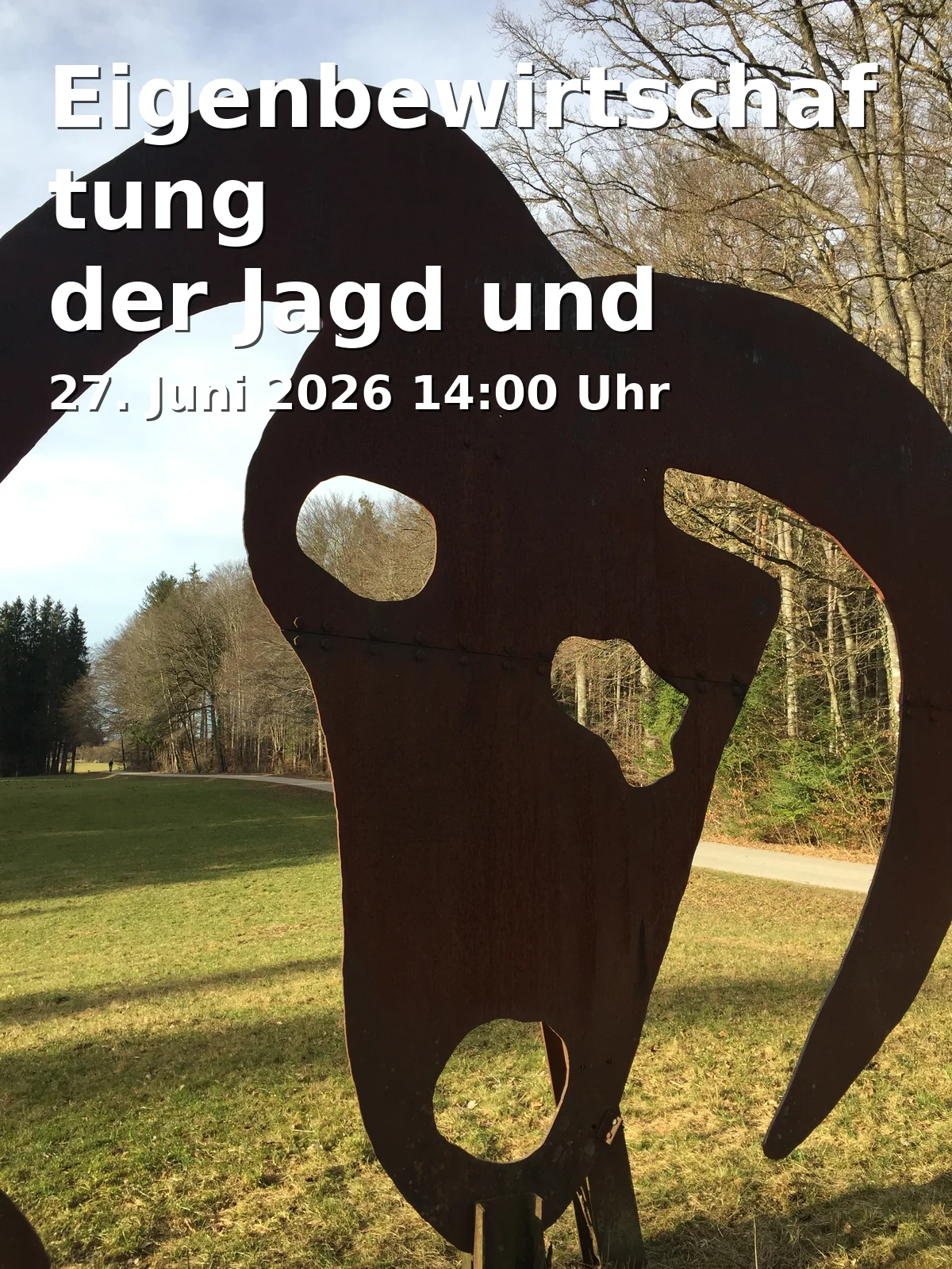 Event: Eigenbewirtschaftung der Jagd und Wildbretvermarktung in Aufseß on 27. Juni 2026