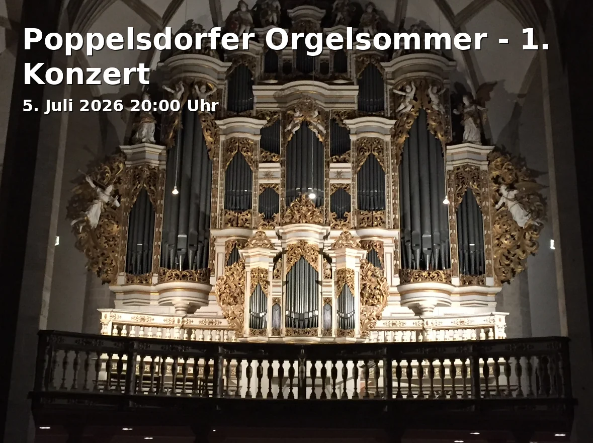 Event: Poppelsdorfer Organ Summer - 1st Concert in St. Sebastian, Kirschallee 22, 53115 Bonn on 5. July 2026
