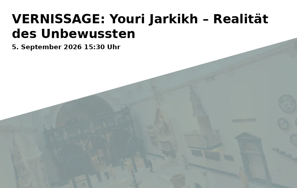 Event: VERNISSAGE: Youri Jarkikh – Reality of the Unconscious in Musikstudio und Galerie Gabriele Paque, Blücherstraße 14, 53115 Bonn on 5. September 2026