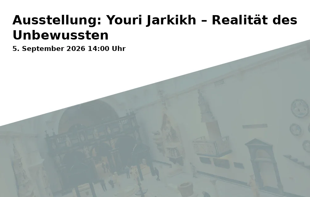 Event: Exhibition: Youri Jarkikh – Reality of the Unconscious in Musikstudio und Galerie Gabriele Paqué, Blücherstraße 14, 53115 Bonn, Deutschland on 5. September 2026