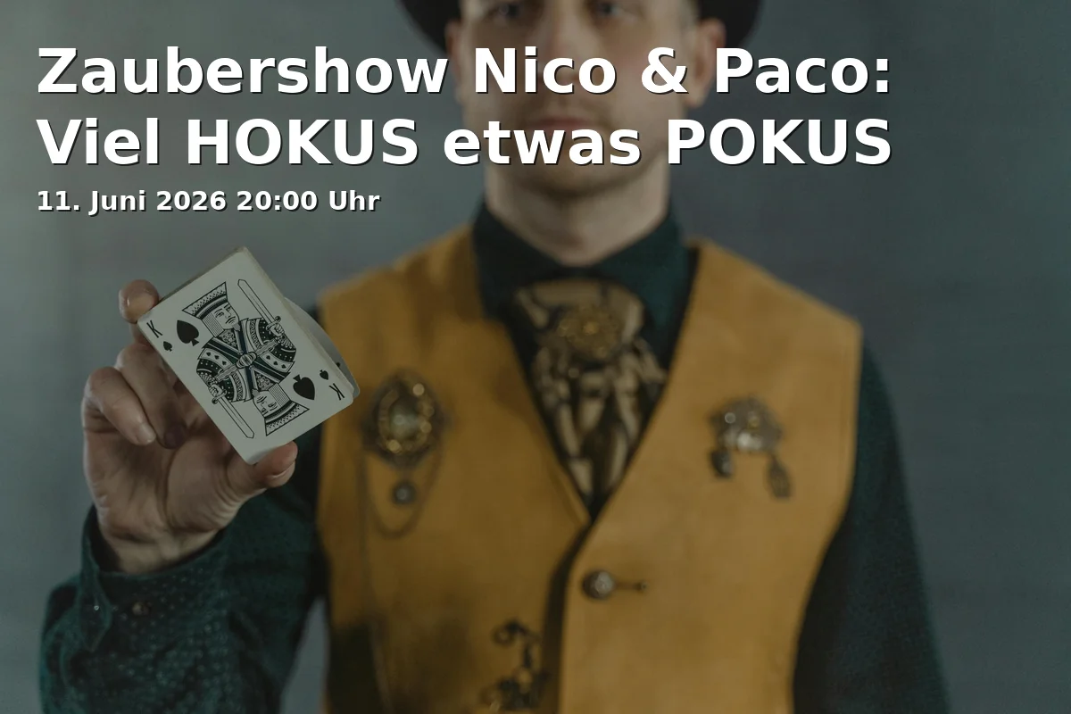 Magic Show Nico & Paco: A Lot of HOKUS, A Bit of POKUS