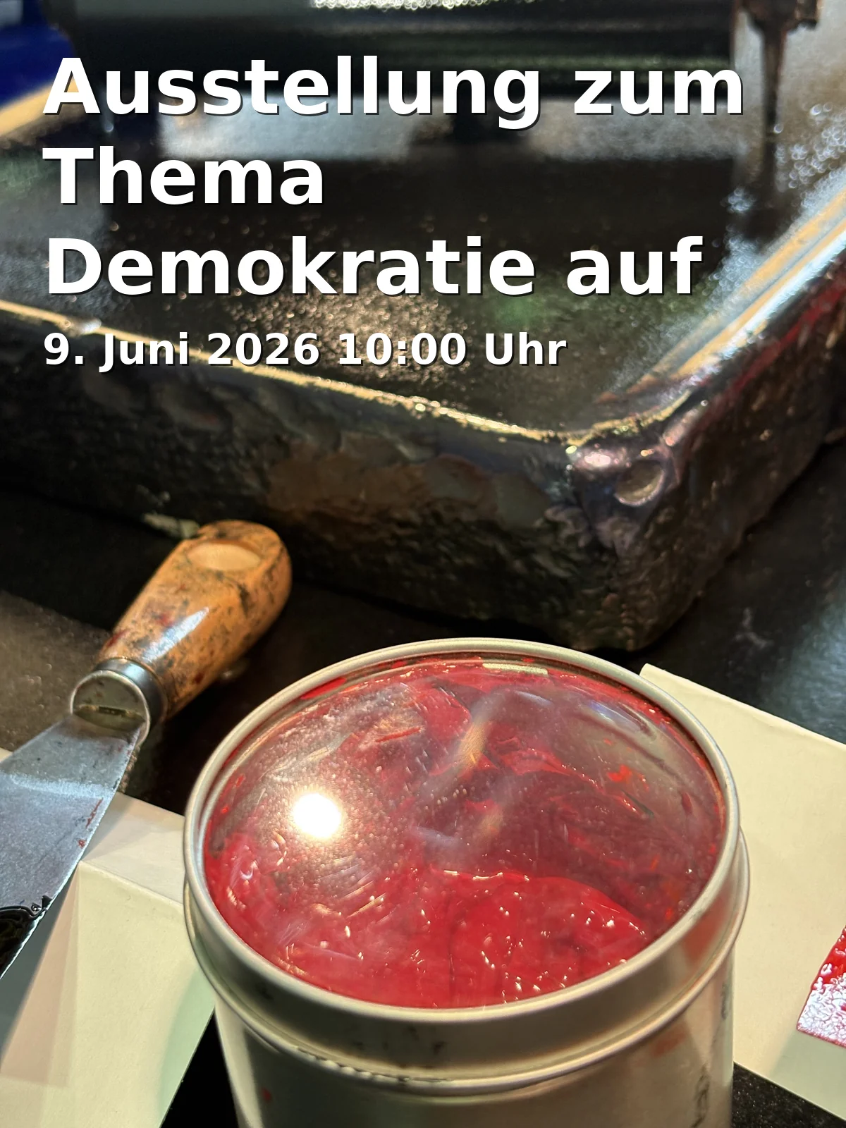 Event: Exhibition on the Theme of Democracy Based on Youth Work, with Competition in Basler Hof, Kaiser-Joseph-Str. 167, 79098 Freiburg on 9. June 2026