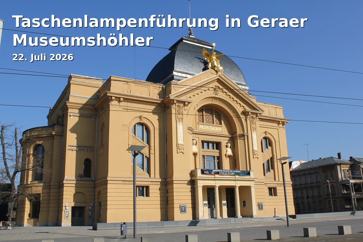 Flashlight Tour in Gera Museum Cellars