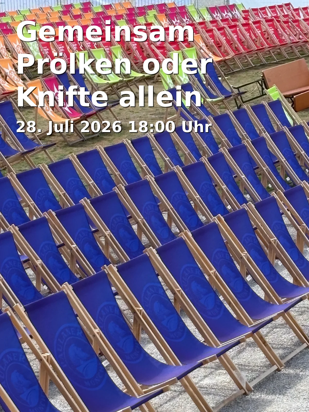 Event: Gemeinsam Prölken oder Knifte allein vor’m Handy?