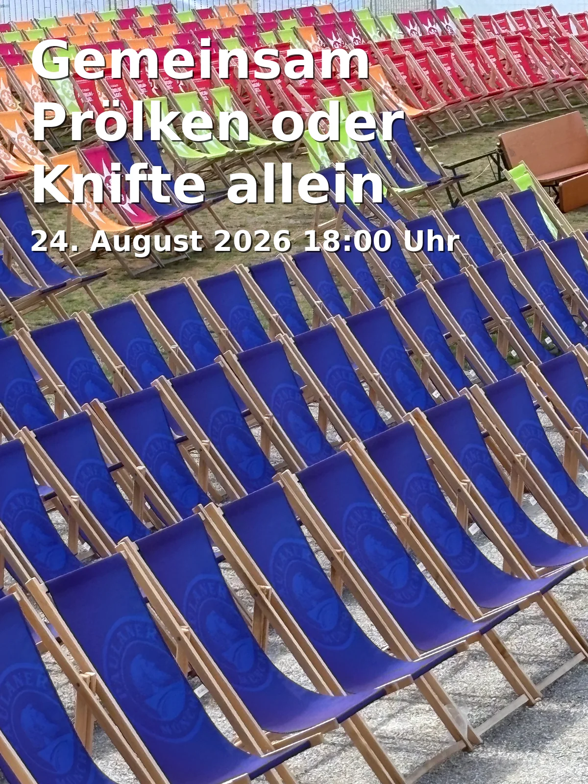 Event: Gemeinsam Prölken oder Knifte allein vor’m Handy?