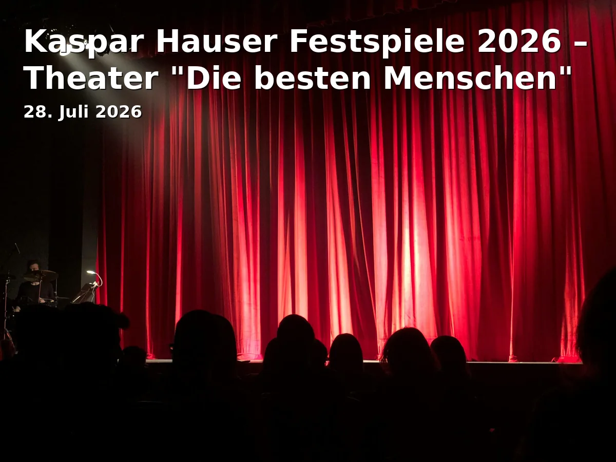 Event: Kaspar Hauser Festival 2026 – Theater "The Best People"