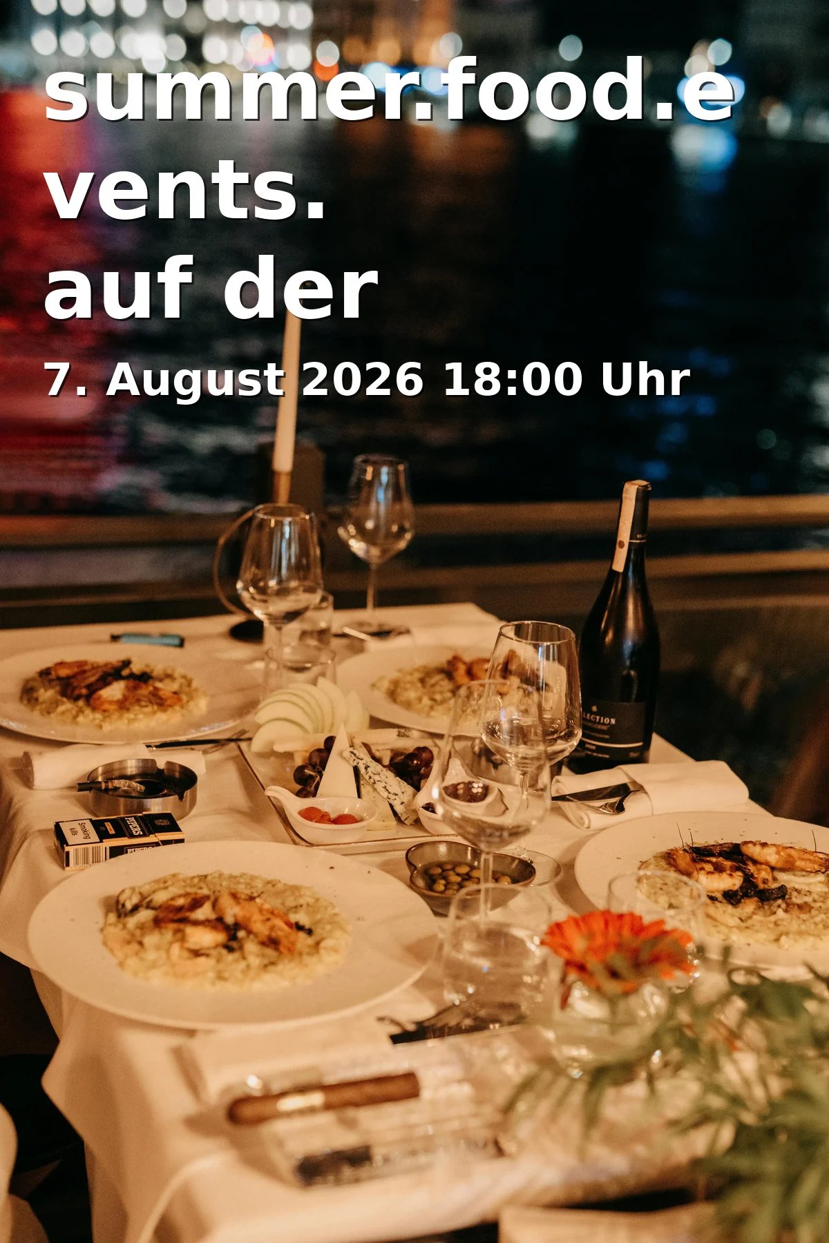 Event: summer.food.events. auf der ACC-Sonnenterrasse
