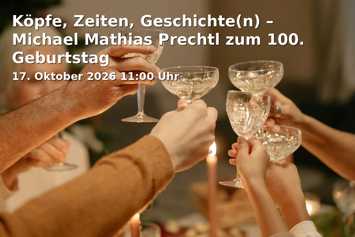 Event: Heads, Times, Stories – Michael Mathias Prechtl on his 100th Birthday