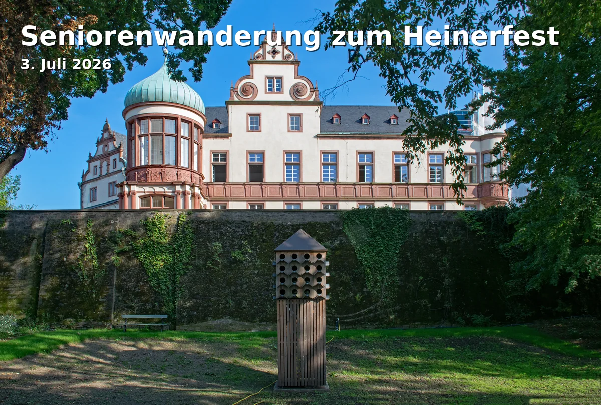 Event: Seniorenwanderung zum Heinerfest in Parkplatz Schützenverein, Böllenfalltor Weg 10, 64287 Darmstadt on 3. Juli 2026