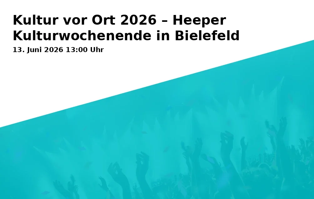 Event: Culture on Site 2026 – Heeper Cultural Weekend in Bielefeld in Alte Vogtei, Heeper Str. 442, 33719 Bielefeld on 13. June 2026