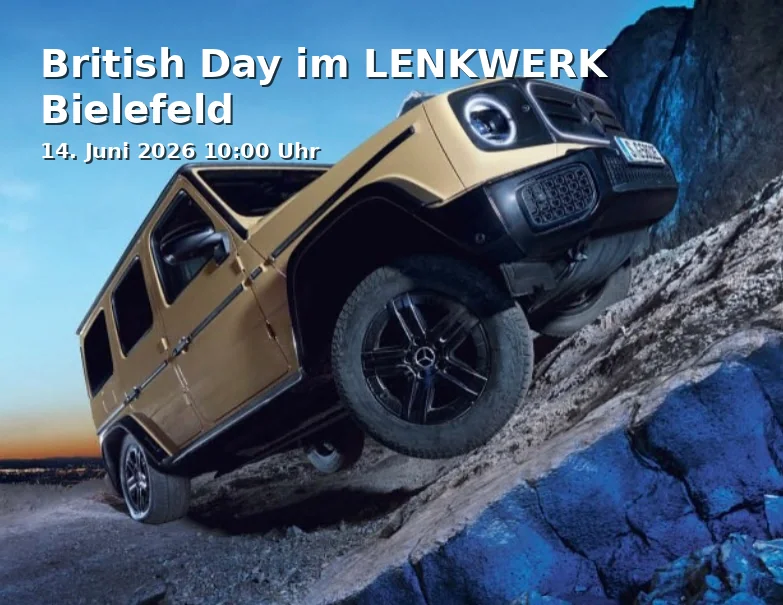 Event: British Day at LENKWERK Bielefeld in LENKWERK Bielefeld, Am Stadtholz 24-26, 33609 Bielefeld on 14. June 2026