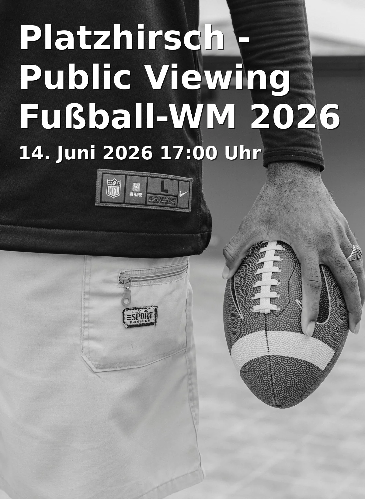 Event: Platzhirsch - Public Viewing Football World Cup 2026 at the Boulevard in Platzhirsch, Boulevard 1, 33613 Bielefeld on 14. June 2026