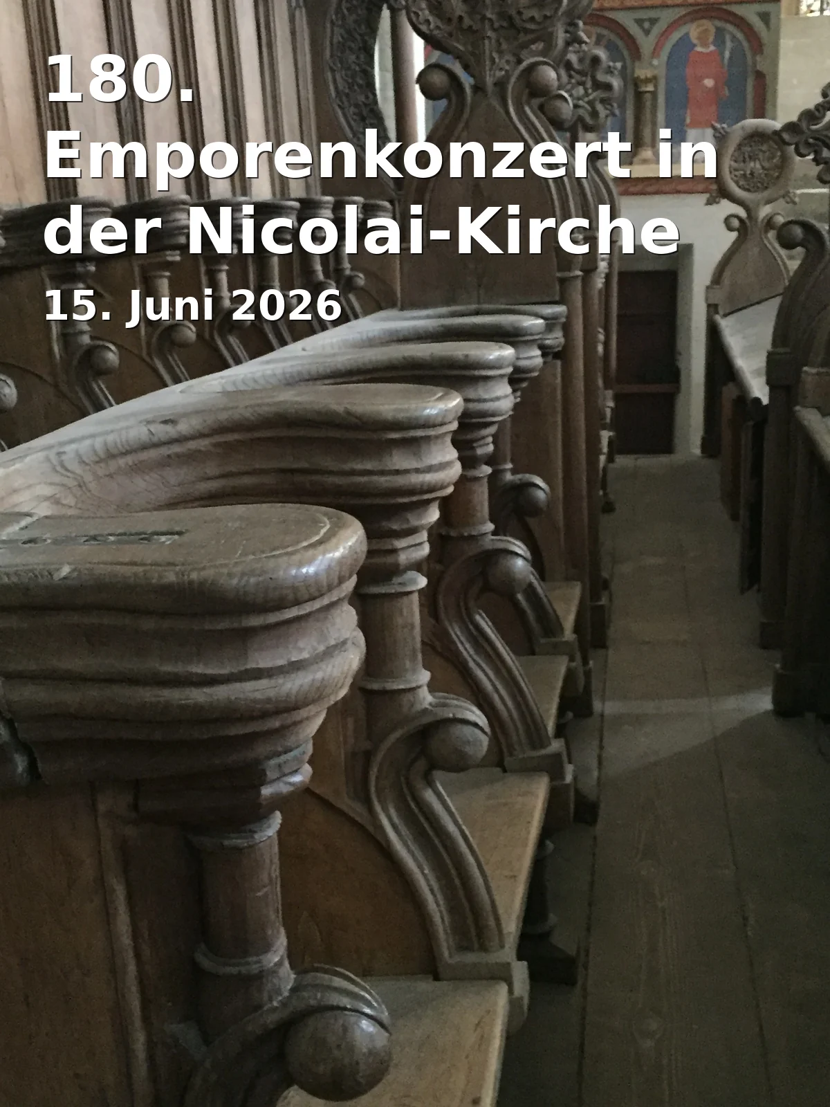 180. Gallery Concert at Nicolai Church Gelsenkirchen-Ückendorf