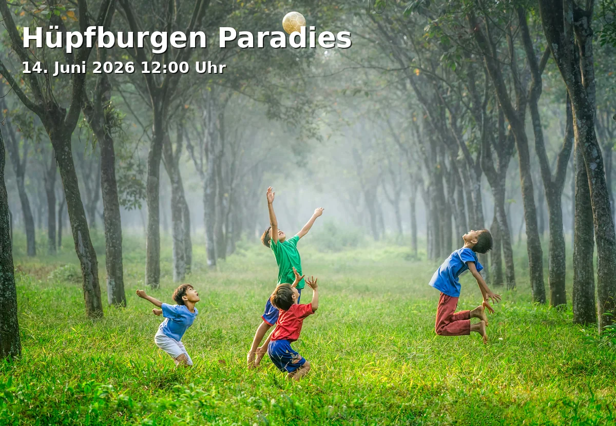 Event: Bouncy Castle Paradise in Biergarten Biegerpark, Angertaler Straße, 47249 Duisburg on 14. June 2026