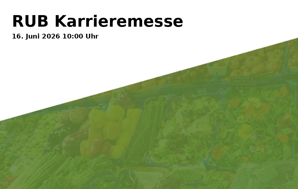 Event: RUB Career Fair in Veranstaltungszentrum Ruhr Uni Bochum, Universitätsstraße 150, Bochum on 16. June 2026