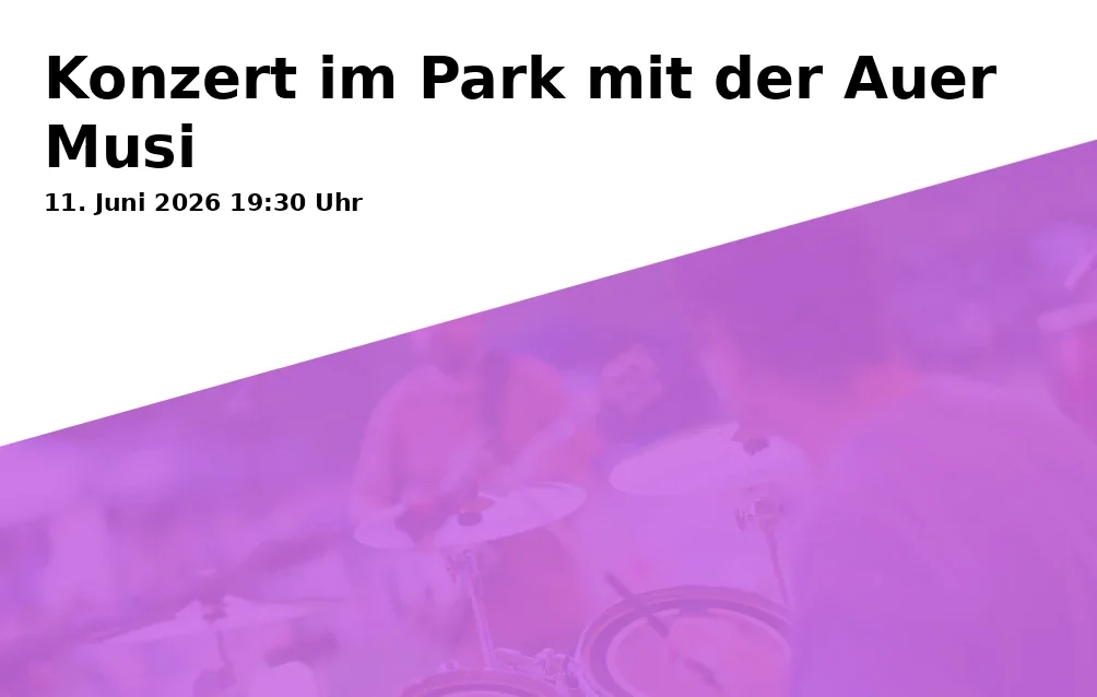 Concert in the Park with the Auer Musi