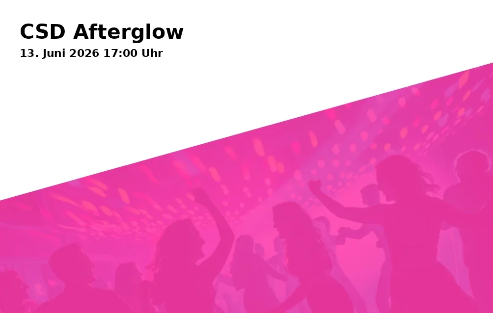 Event: CSD Afterglow in City Club, Konrad-Adenauer-Allee 9, 86150 Augsburg on 13. June 2026