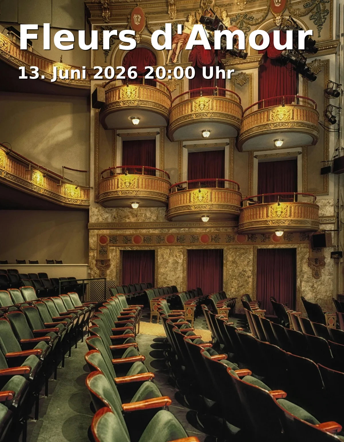 Event: Fleurs d'Amour in Silbersaal im Deutschen Theater, Schwanthalerstraße 13, 80336 München on 13. Juni 2026