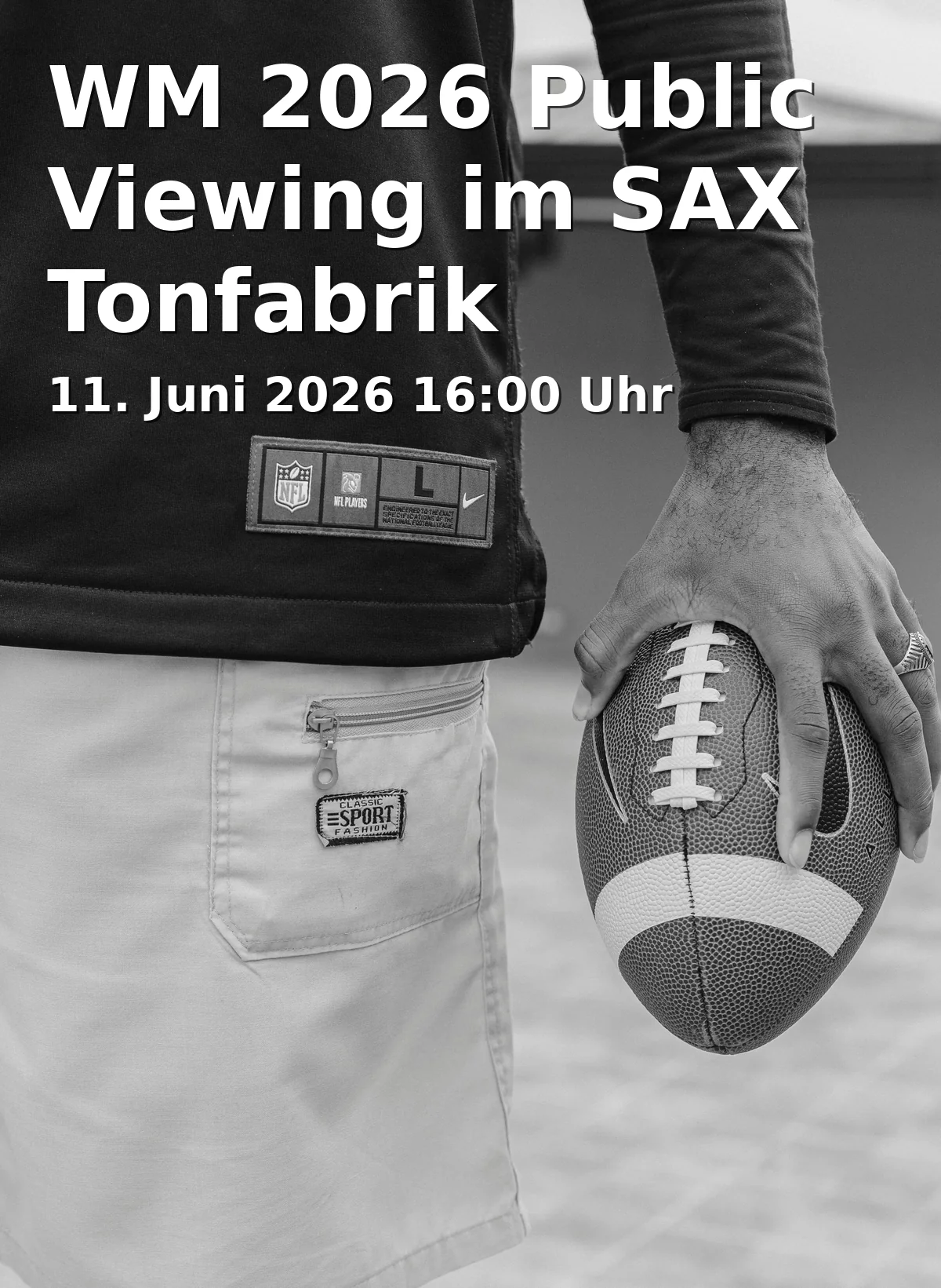 WM 2026 Public Viewing at SAX Tonfabrik Beer Garden
