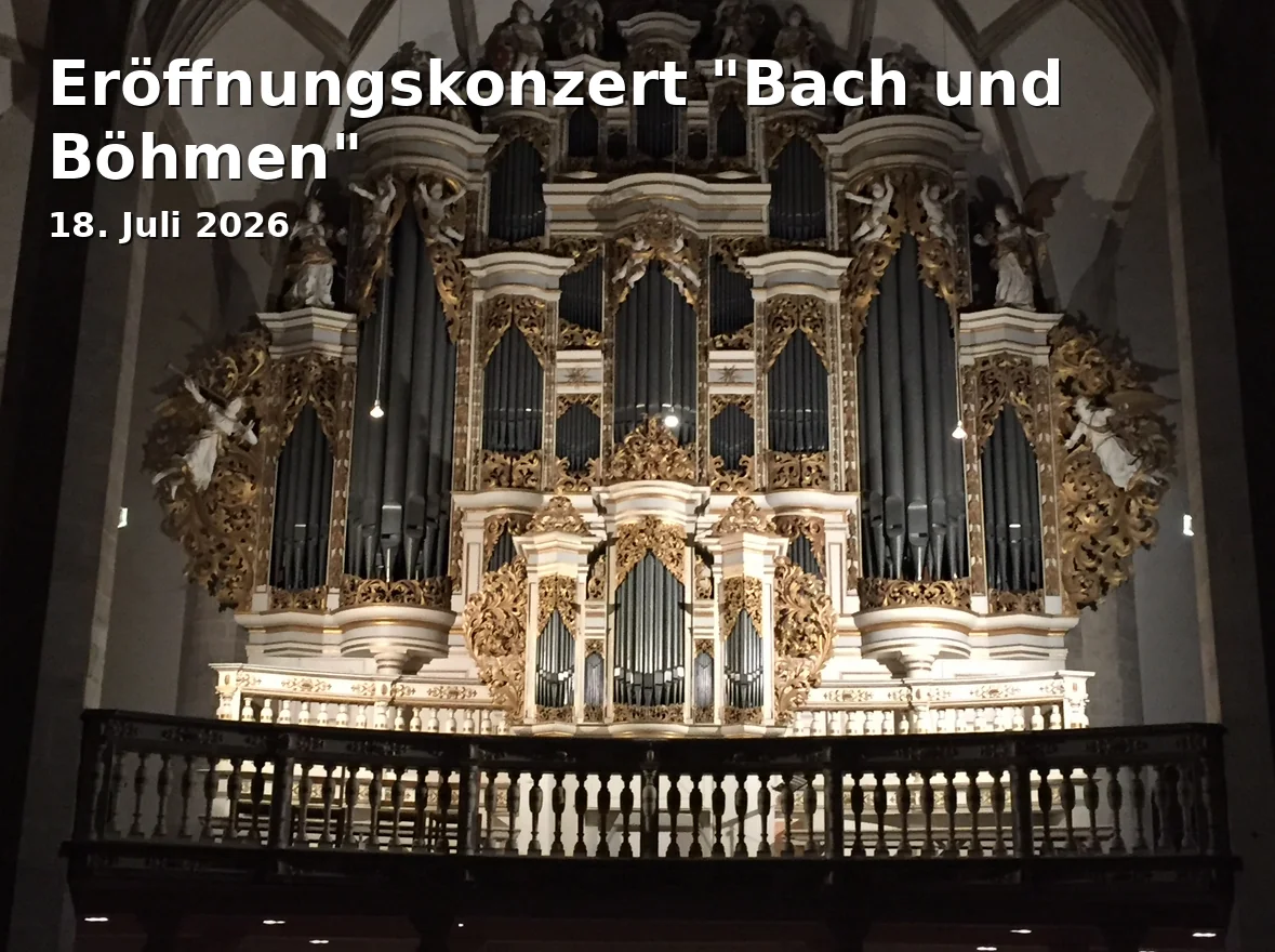 Event: Opening Concert "Bach and Bohemia" in Stiftsbasilika Aschaffenburg, Stiftsplatz 1, 63739 Aschaffenburg on 18. July 2026