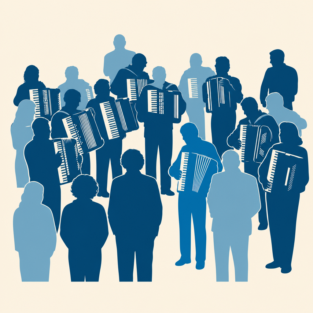 Event: 1st Accordion Orchestra Rheinhausen 1950 e.V. live at the Sunday concert in Volkspark in Musikpavillon | Volkspark Rheinhausen, Gartenstraße 14, 47053 Duisburg on 28. June 2026