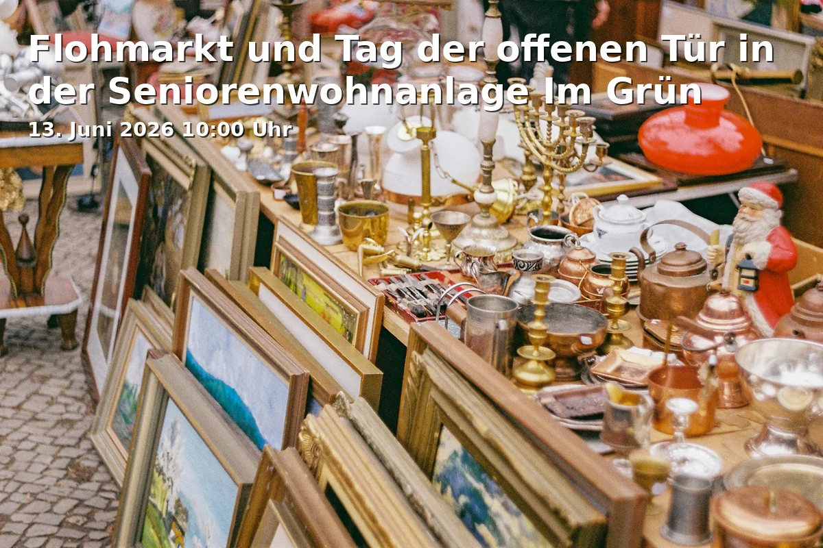 Flea Market and Open House at the Senior Living Facility Im Grün