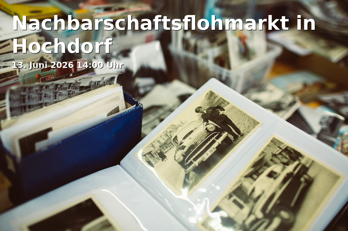 Neighborhood Flea Market in Hochdorf