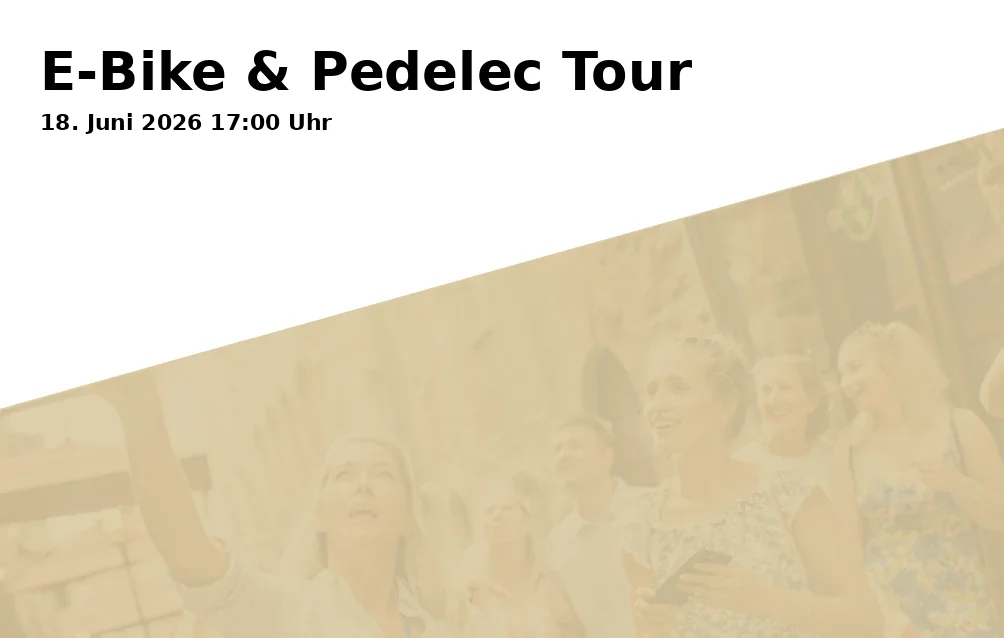 E-Bike & Pedelec Tour